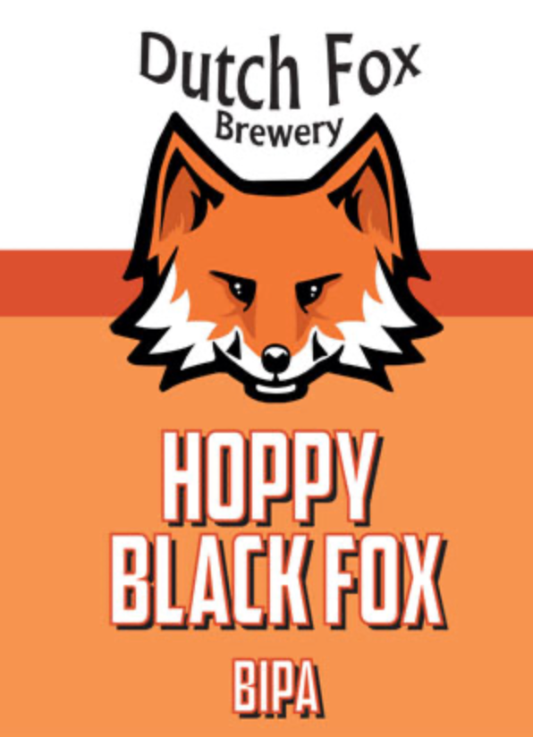 Hoppy Black Fox Dutch Fox Brewery